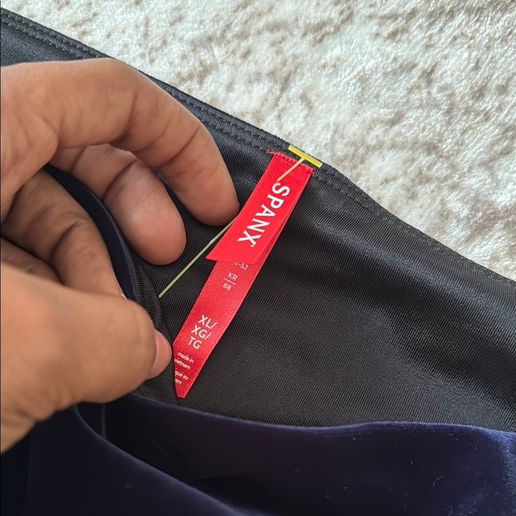 NWT SPANX Navy Blue High-Waisted Leggings size XL - Picture 6 of 7